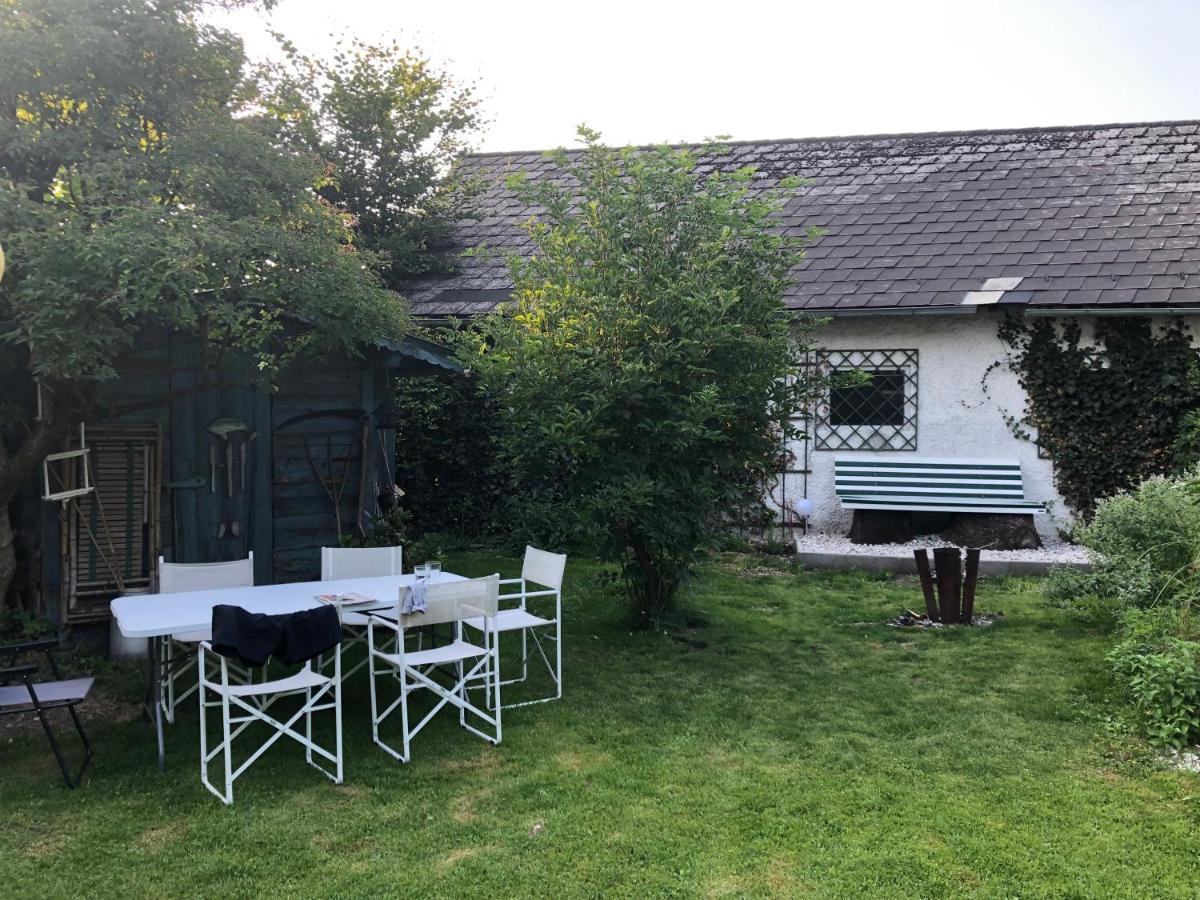 Haus Mit Sauna Und Privatem Badeteich In Anif Bei Salzburg Экстерьер фото